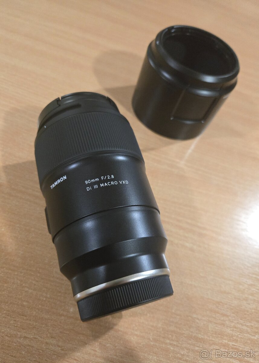 Objektív Tamron 90 mm f/2,8 Di III MACRO VXD pre Sony FE
