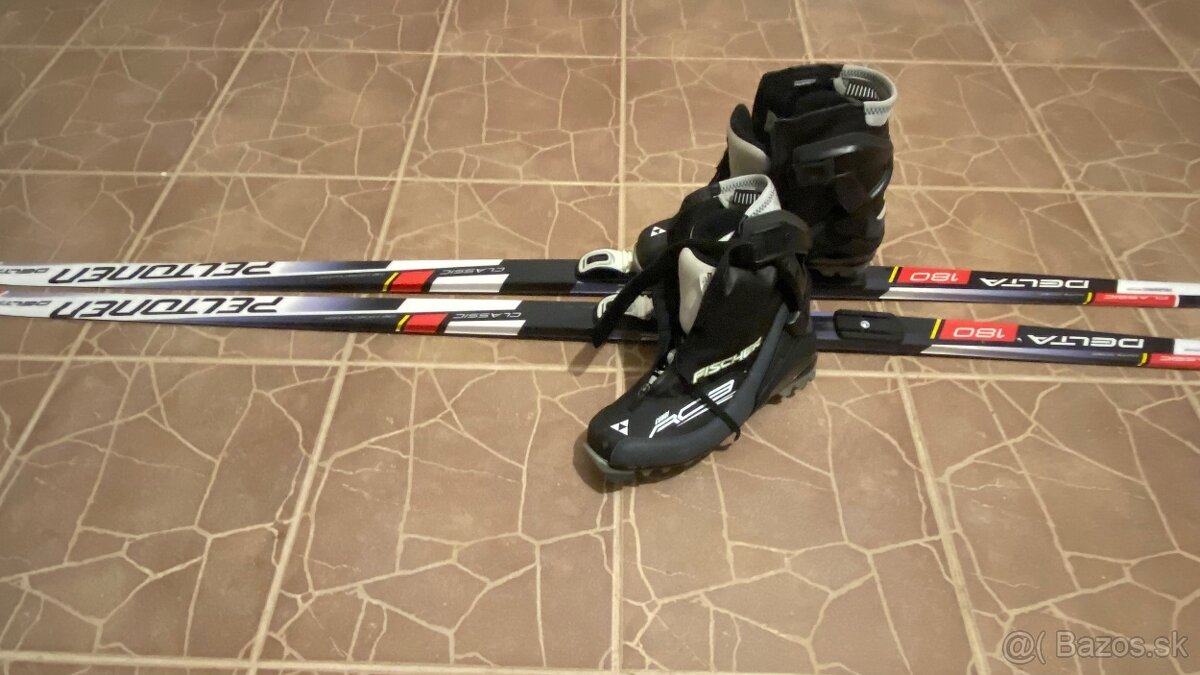 Božkovy set 180 cm šupiny, topánky Fisher 44 velkos