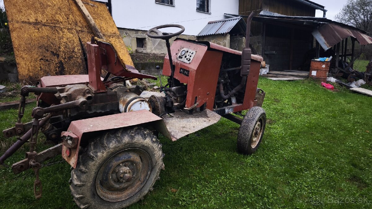 Predám malotraktor domacej výroby, motor škoda 1203