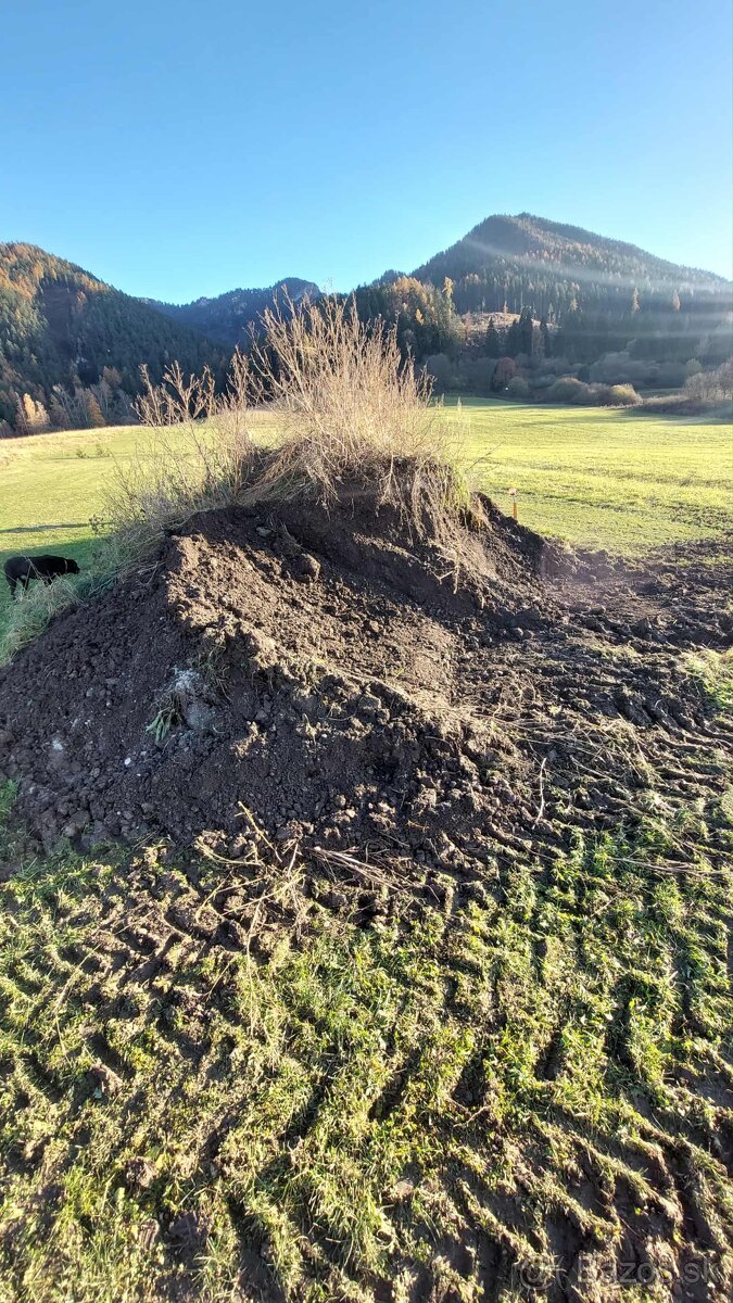 Darujem za odvoz zeminu