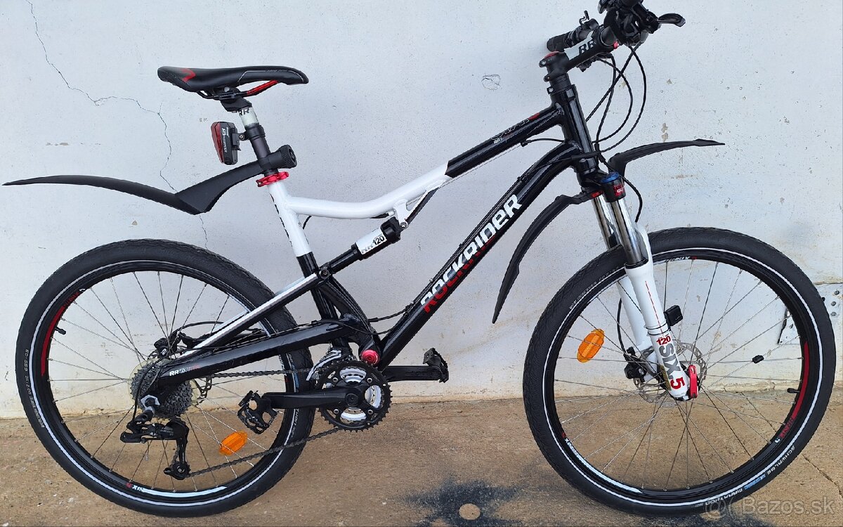 Celoodpružený horský bicykel Rockrider SIX.5