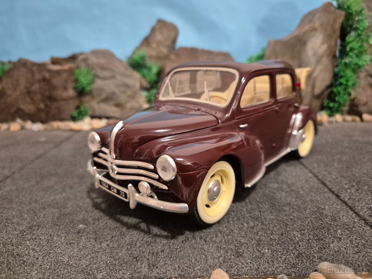Prodám model 1:18 Renault 4CV cabrio