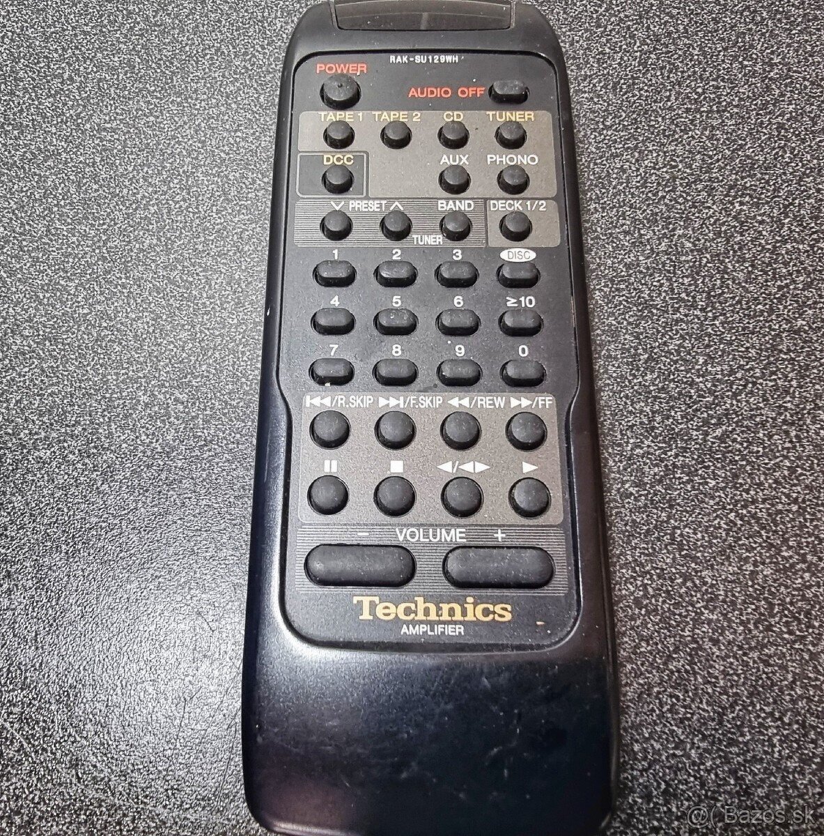 TECHNICS DIALKOVE OVLADANIE RAK SU129WH