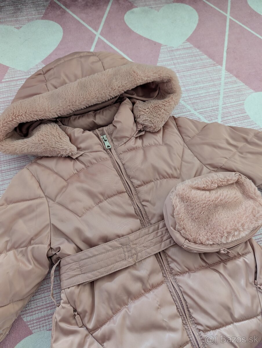 Zimná dievčenská bunda 92