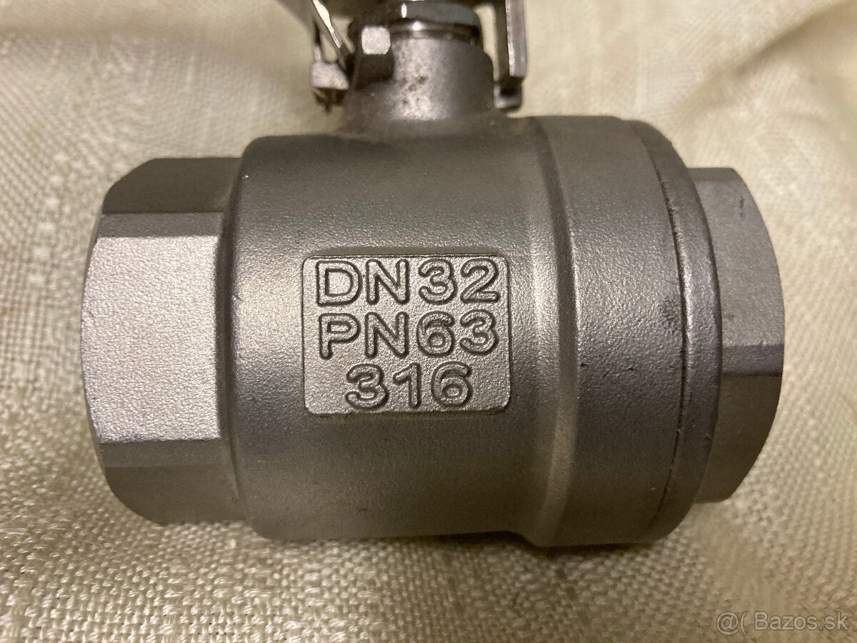 Šróbenie a ventil nerezové 5/4"