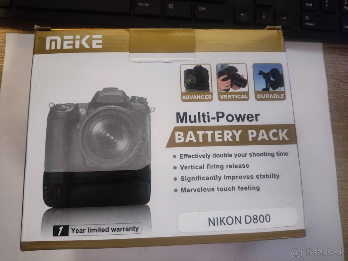 Grip Meike pre NIKON D800