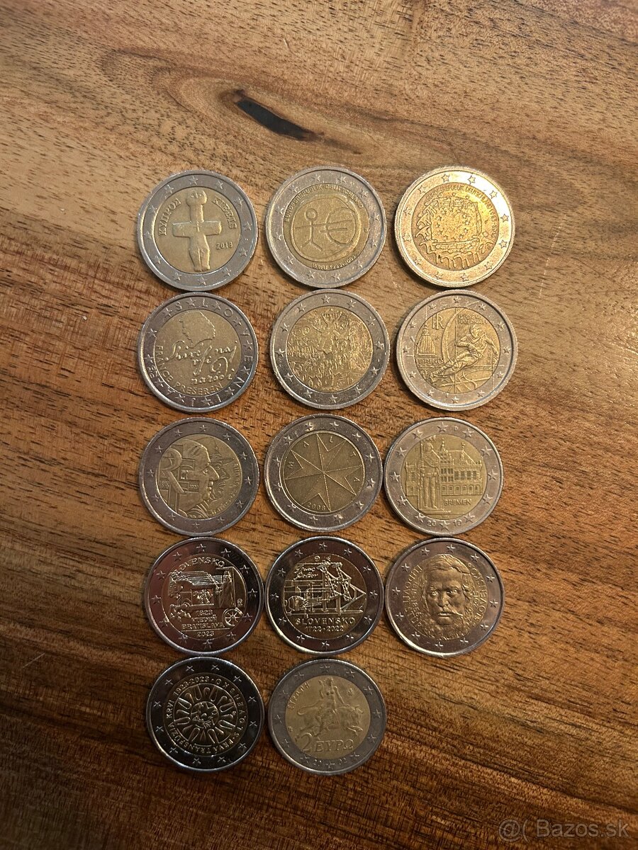 Vzácne 2€ mince