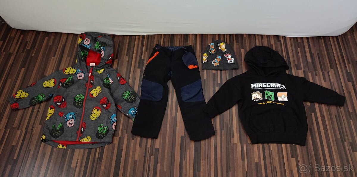 Balík pre chlapca veľ. 98 /Bunda+mikina+nohavice+čiapka/