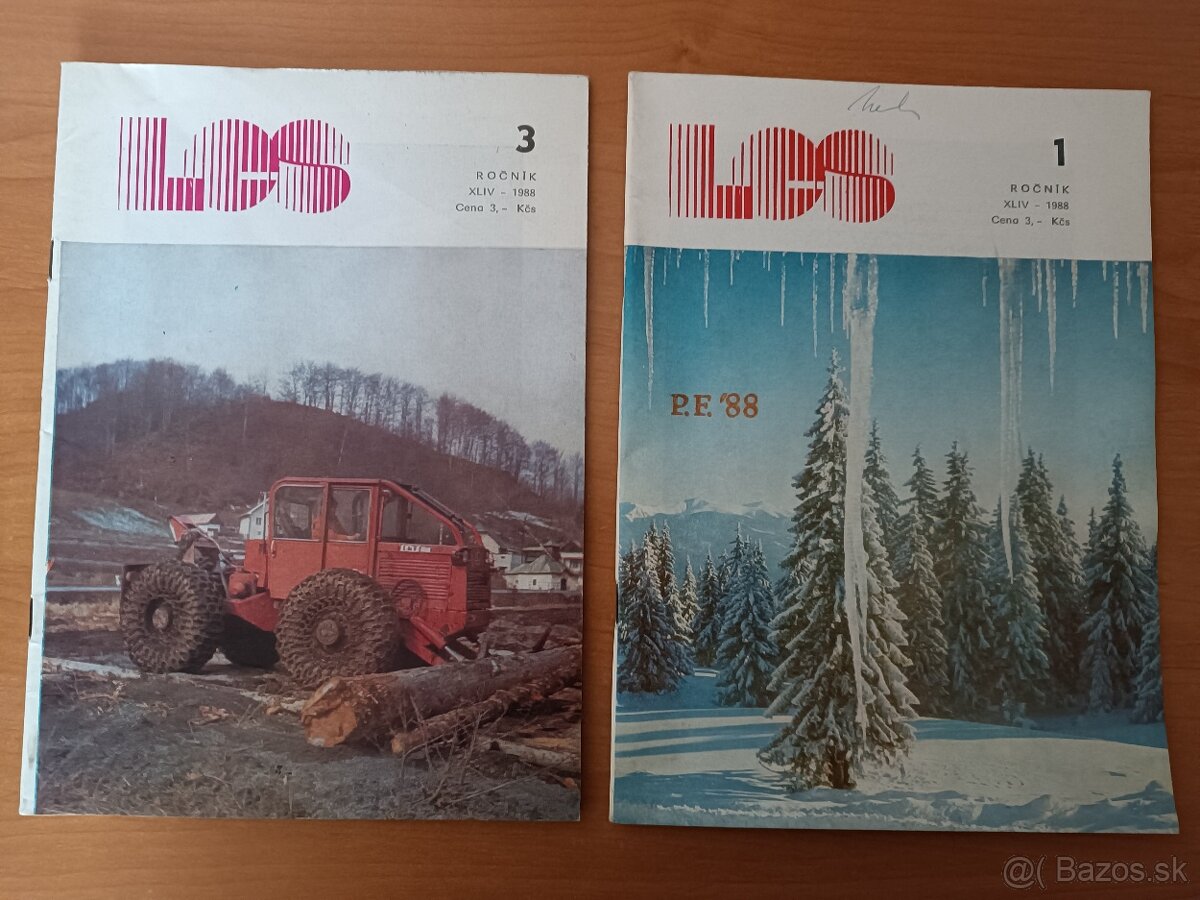 Starý časopis - LES (1988)