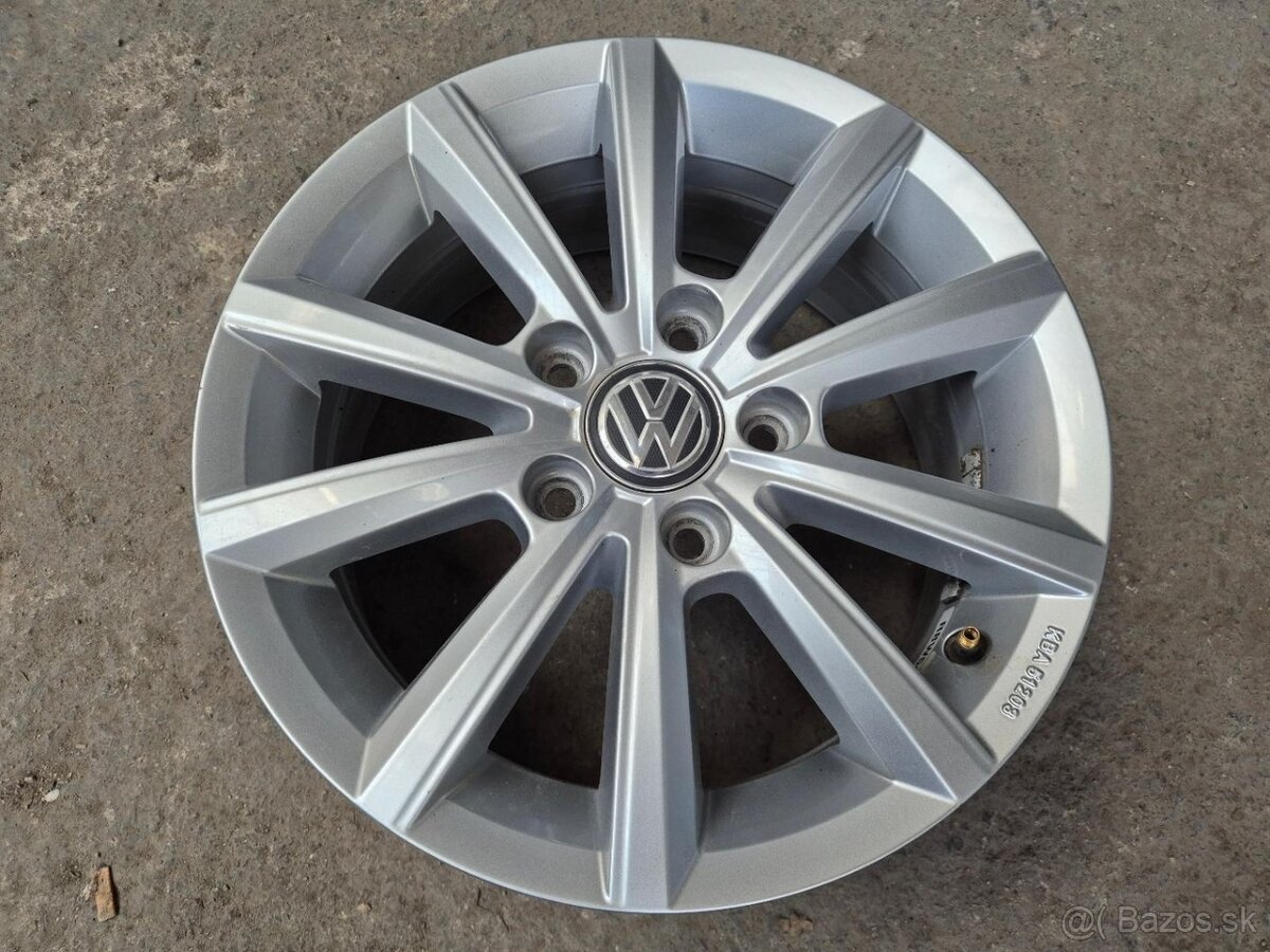 5x100 r15 ET43 x 6J elektróny originál VOLKSWAGEN