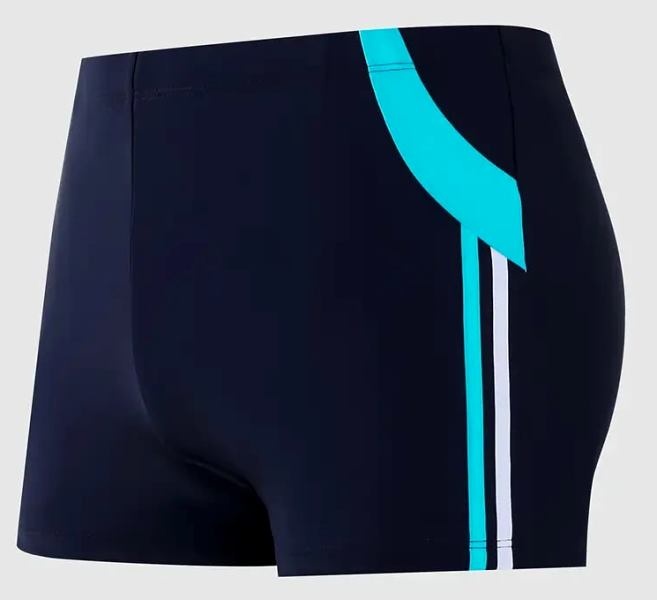 Pánske/chlapčenské modré plavky, v.L/XL