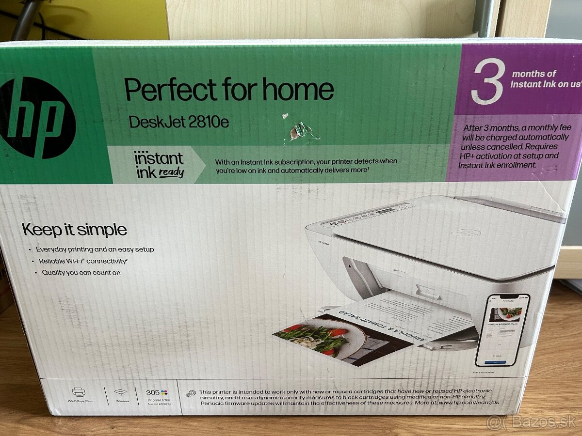Tlačiareň HP DeskJet 2810e
