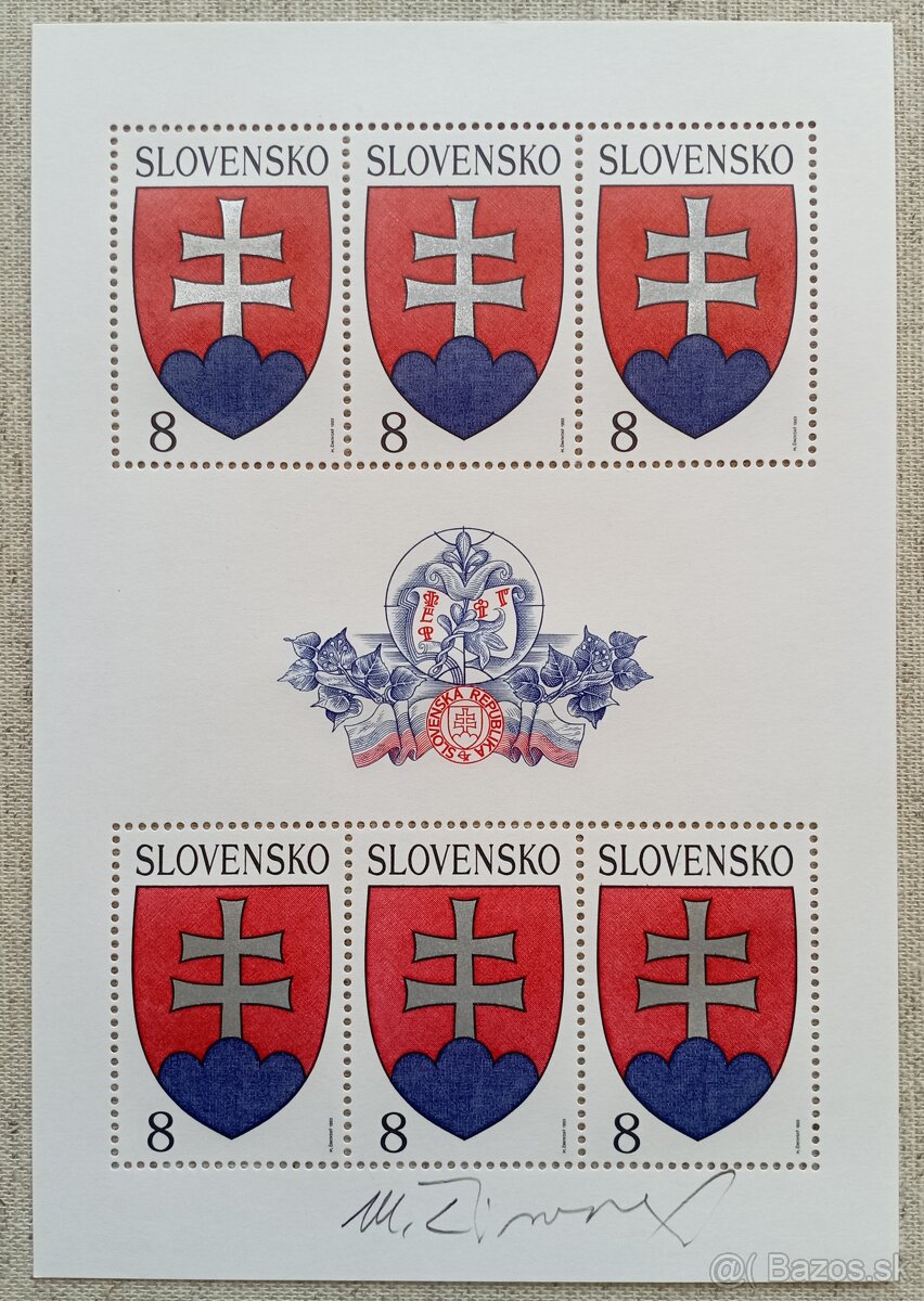 Autogram - podpis Martin Činovsky