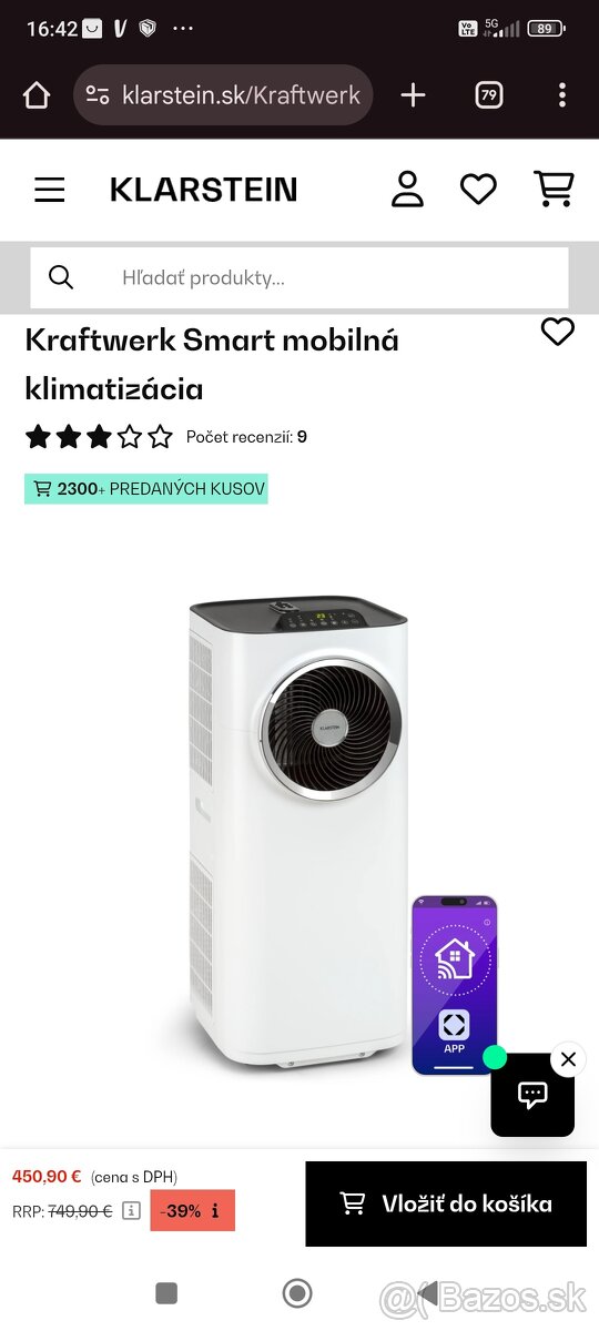 Klimatizácia Klarstein