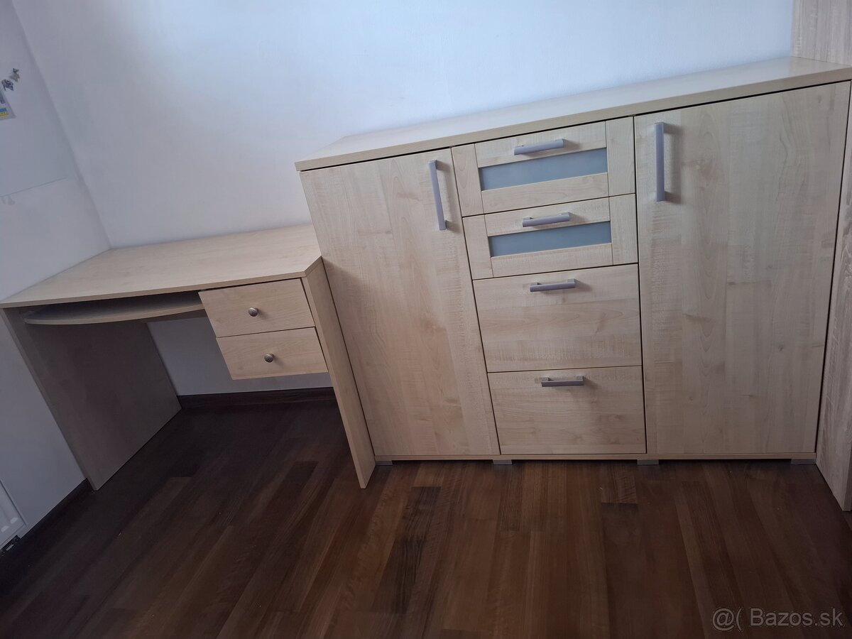 Komoda+písací stolík