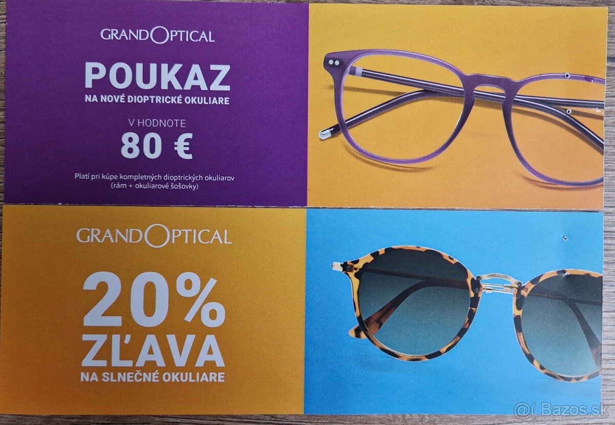Poukažka Grand Optical
