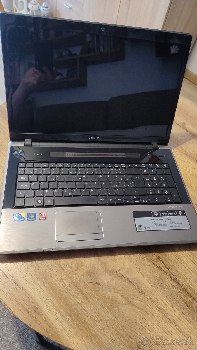 Predám Acer Aspire 7745G - nový SSD disk Apacer 256 GB