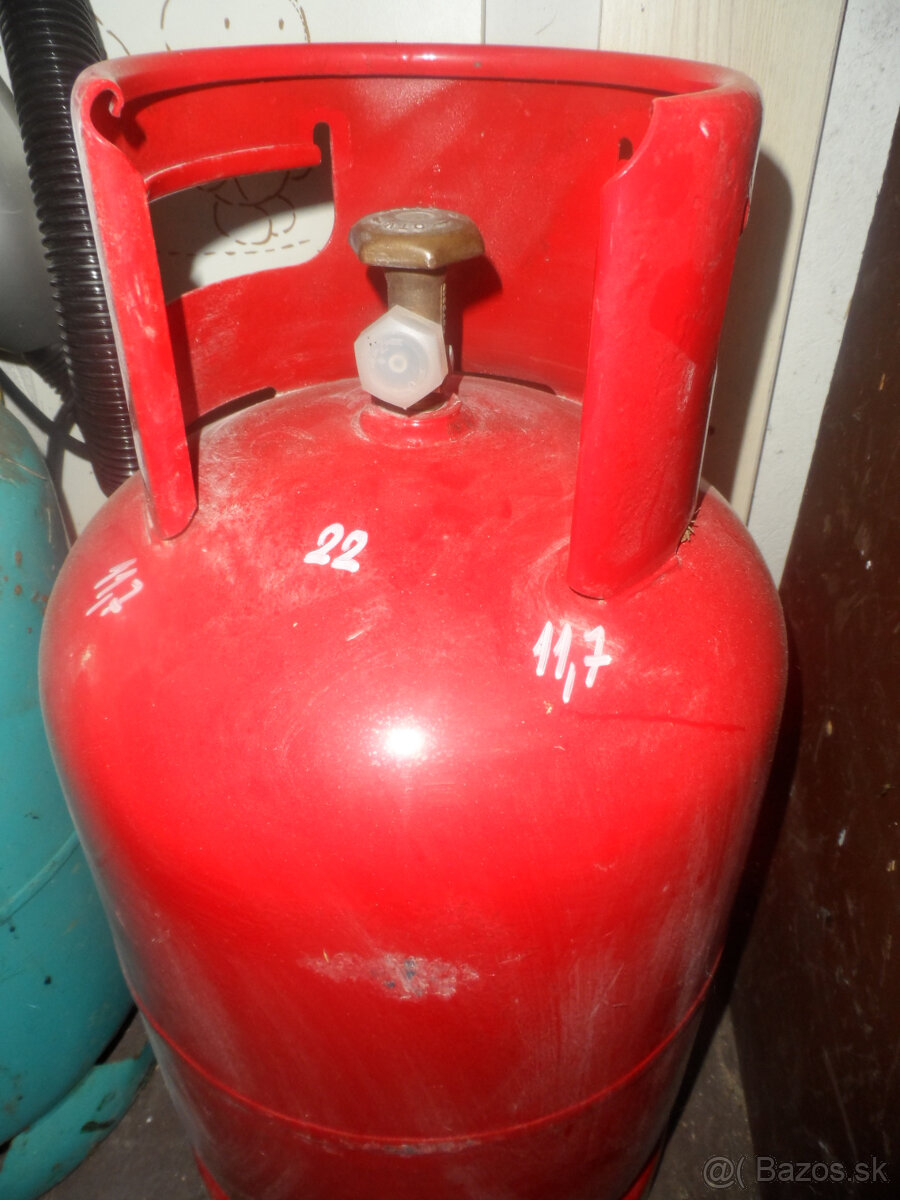 Flaša na plyn 10kg prazdna 2 ks.
