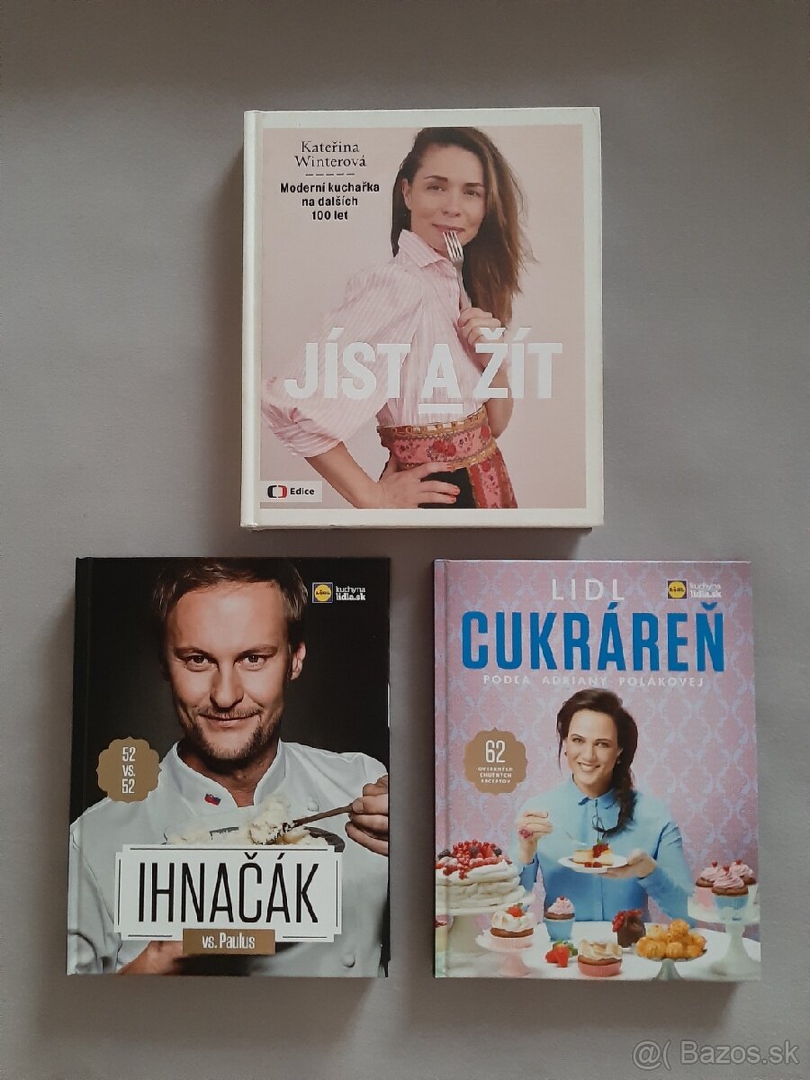 Balík kuchárskych kníh za 6€