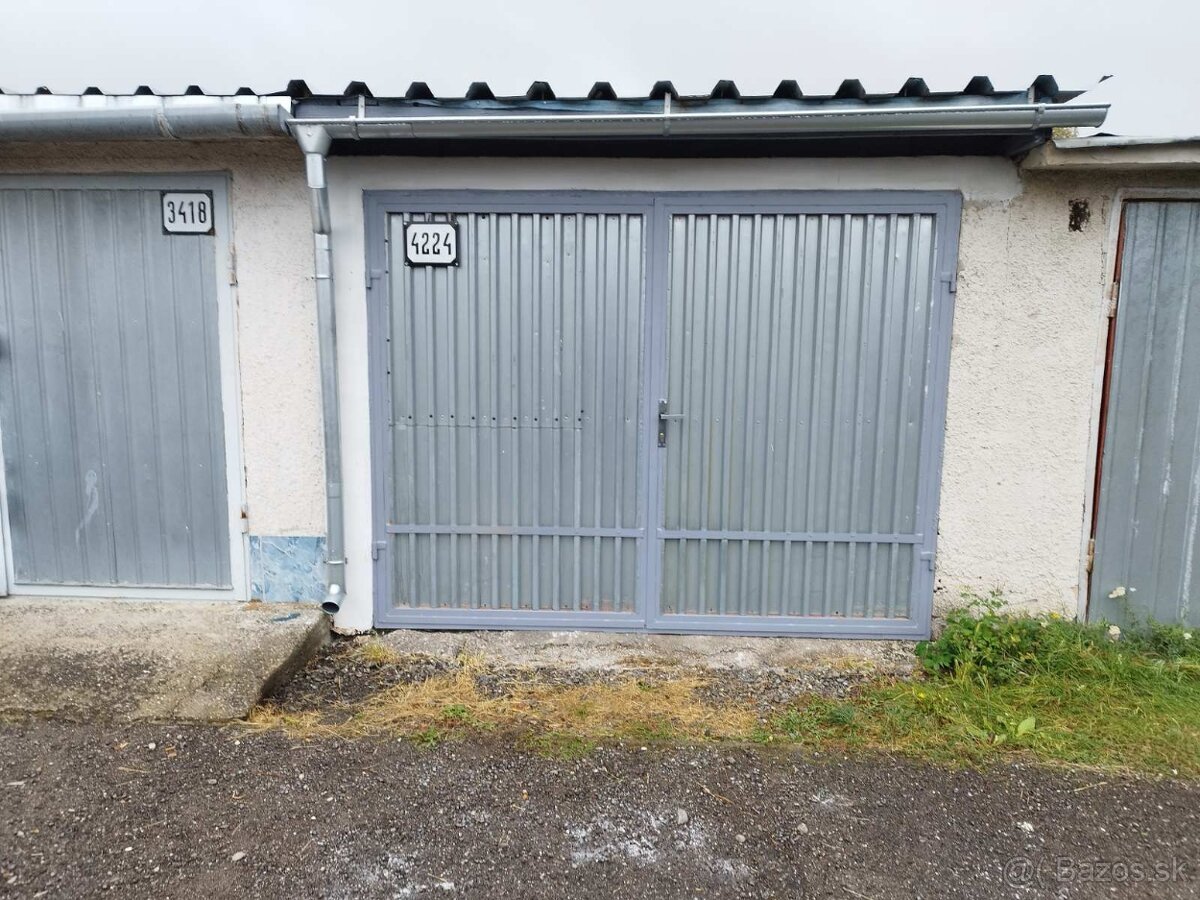 Na Predaj GARAZ, lokalita Trebisov