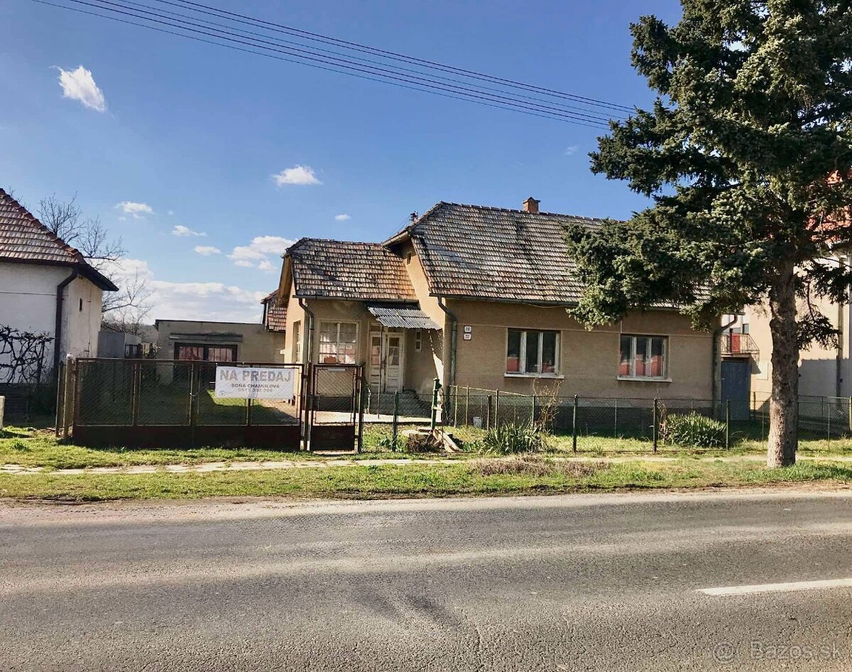 ZNÍŽENÁ CENA➔Starší RD vhodný na rekonštrukciu - Želovce