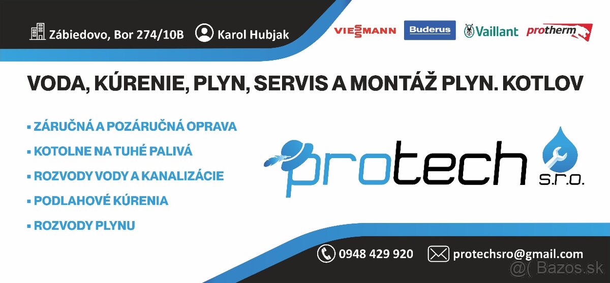 VÝMENA A SERVIS PLYNOVÝCH KOTLOV