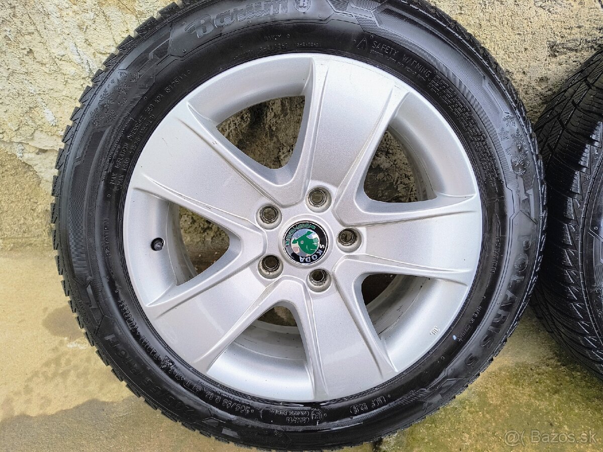 205/55 r16 5x112 škoda zimná sada