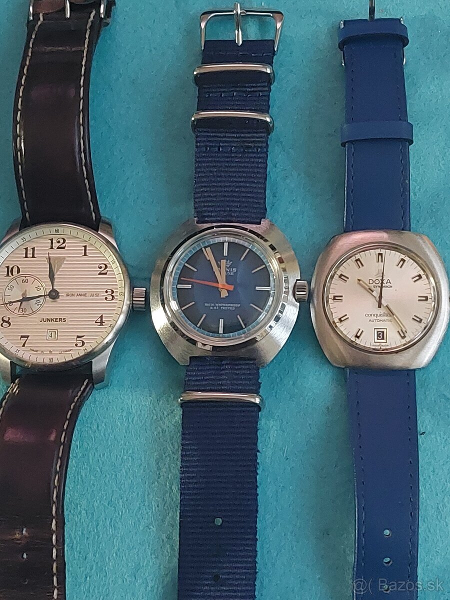 3x Vintage hodinky