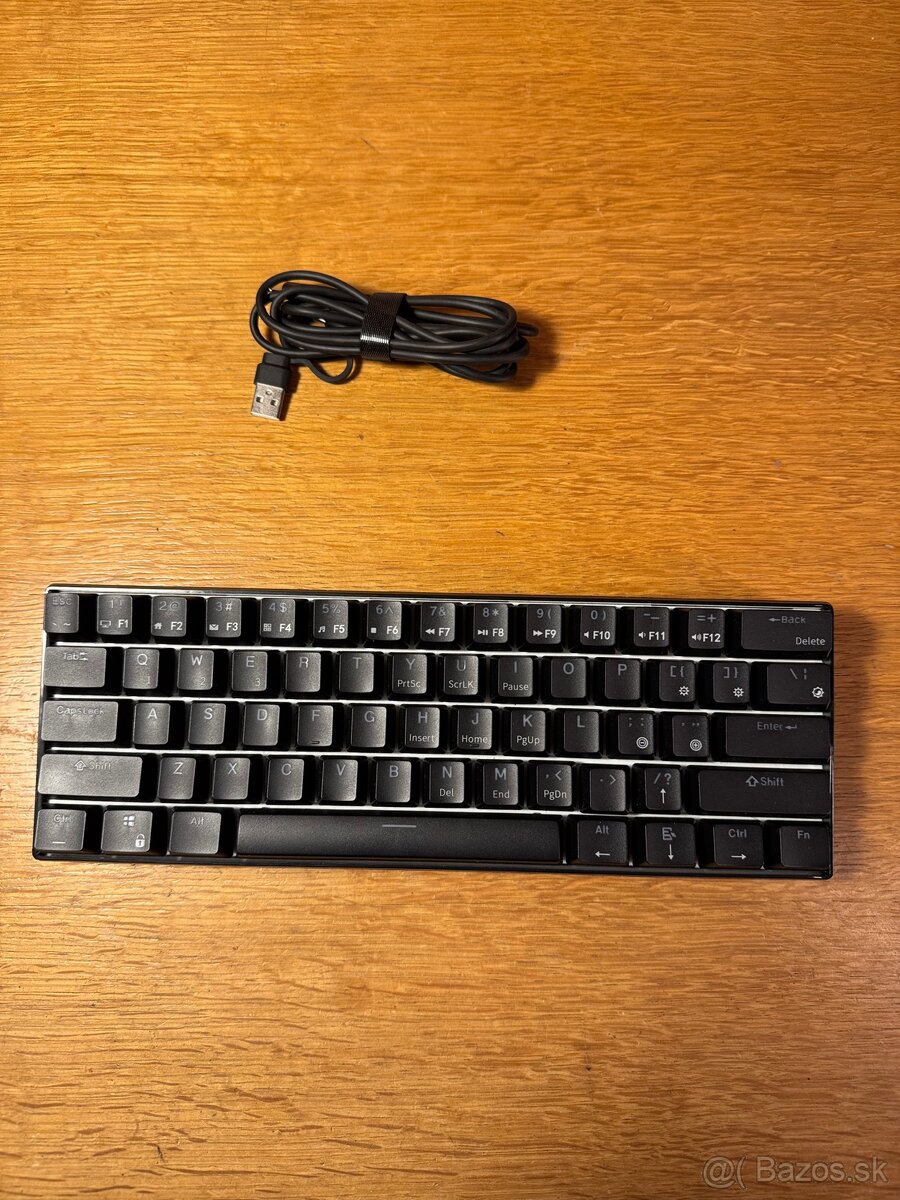 Mechanická klávesnica RK Royal Kludge 61 Brown