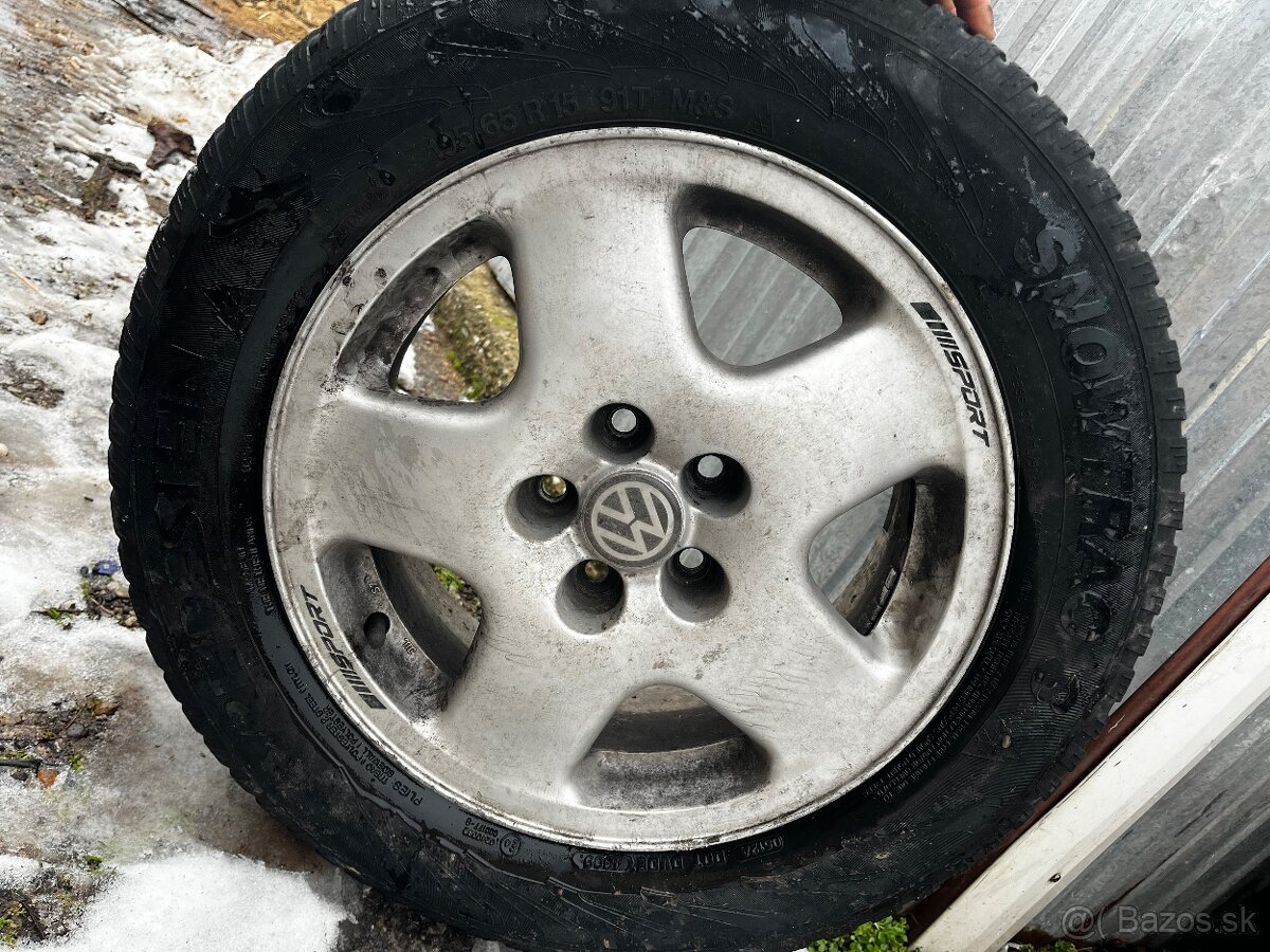 VW elektróny MSW (OZ Racing) s pneumatikami