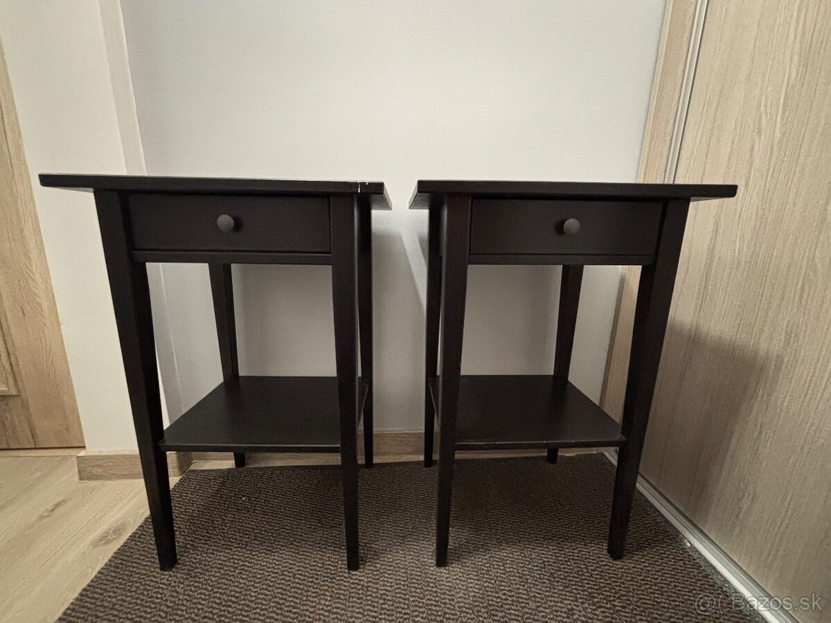 Cierny nocny stolik