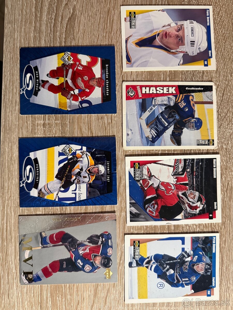 Predam hokejove karticky NHL