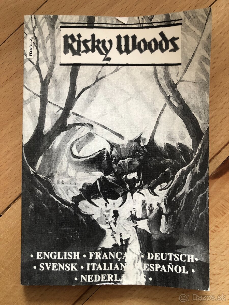 RISKY WOODS - MEGA DRIVE - manual