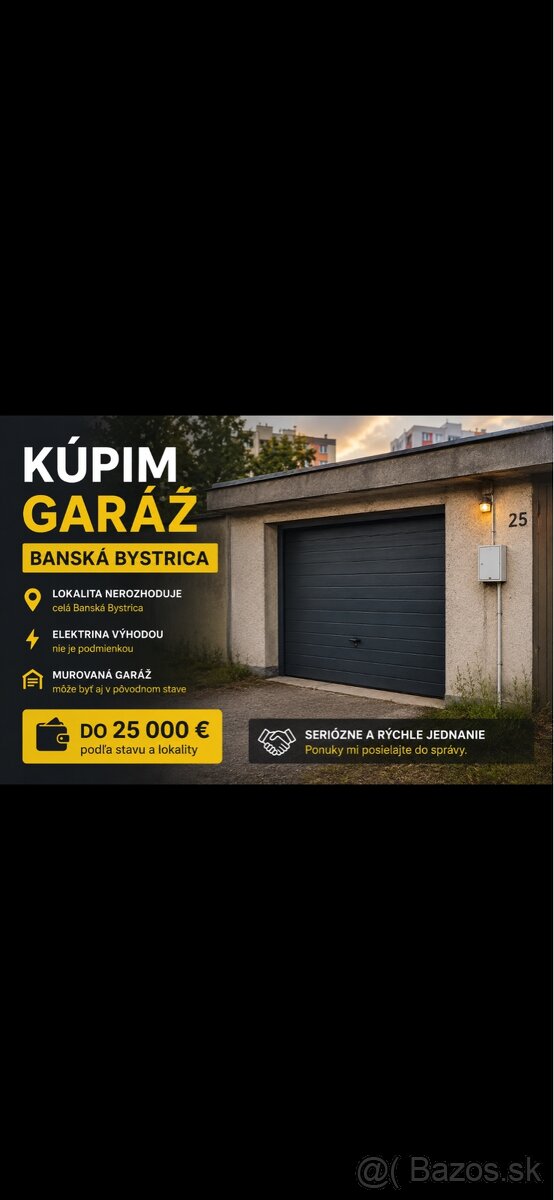 Dopyt garáž