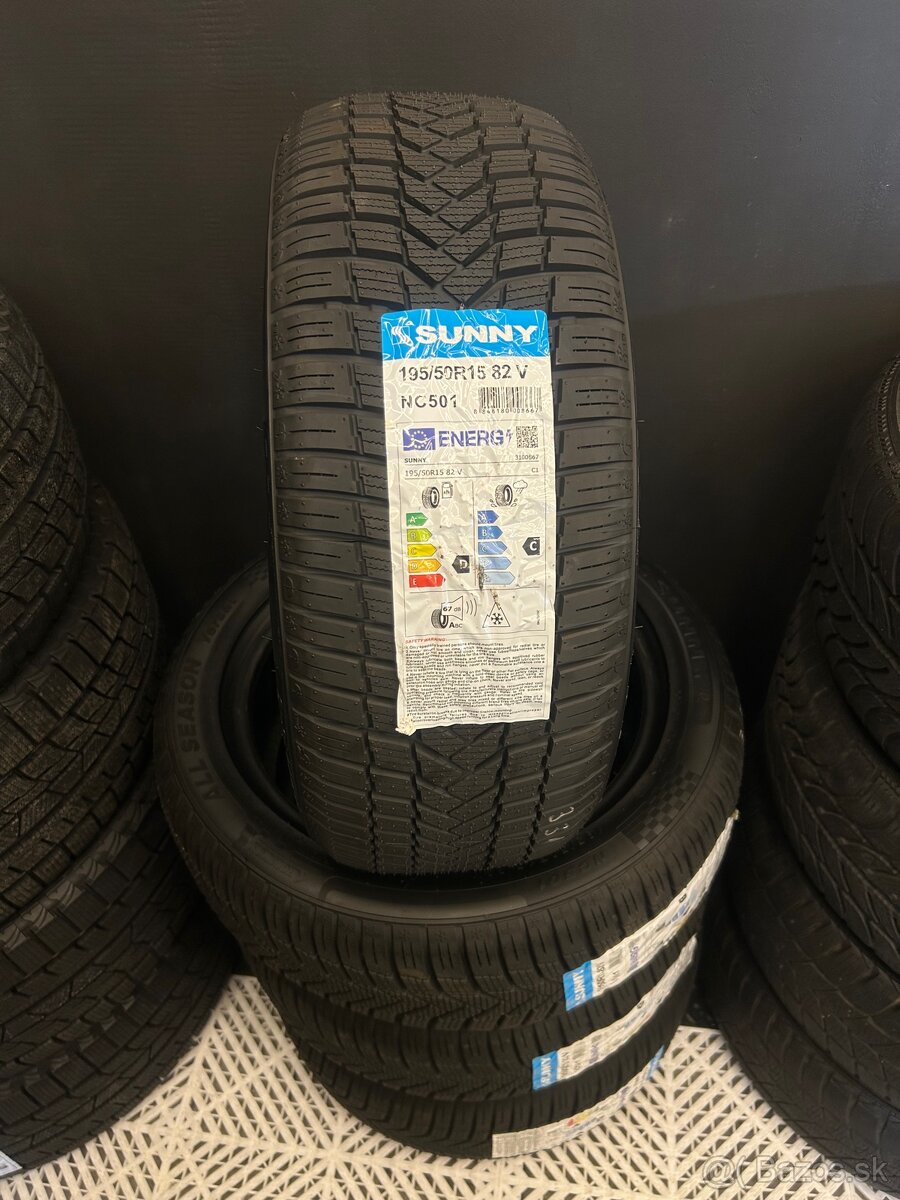 Celorocne pneumatiky 195/50 R15 2026