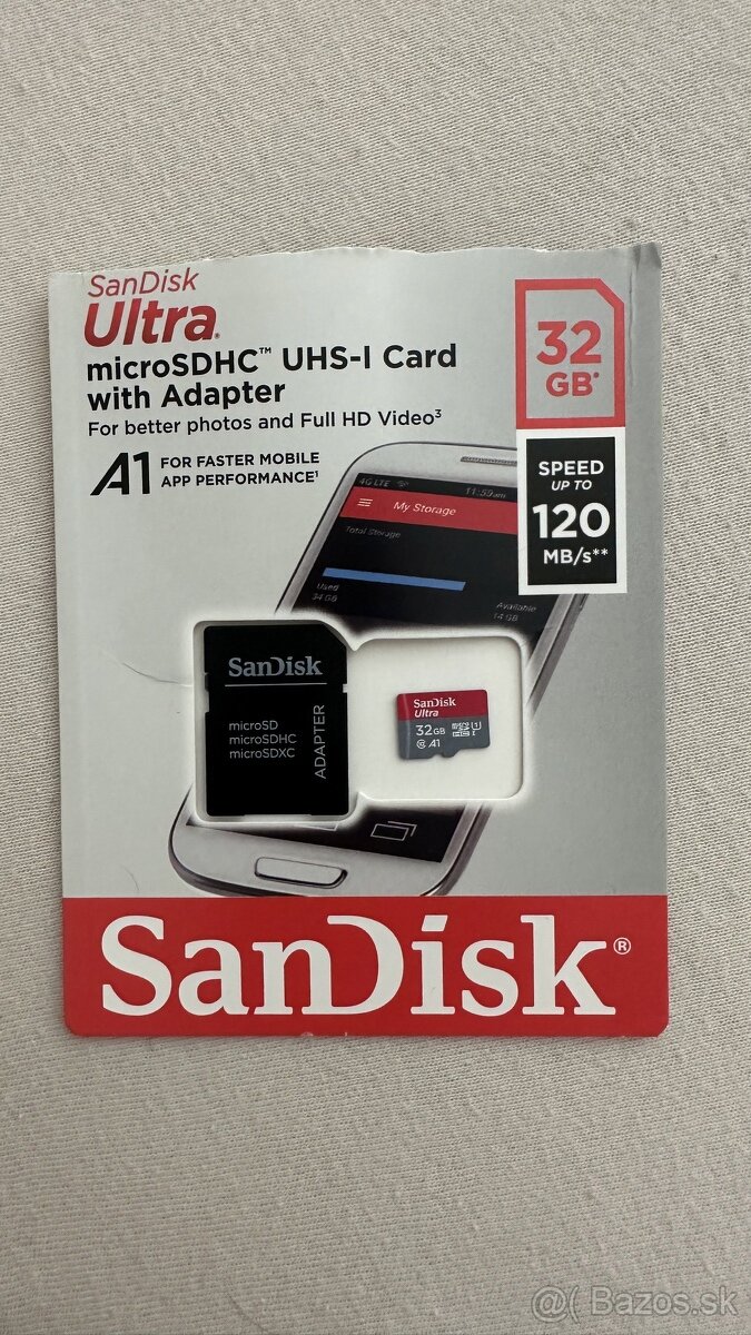 Pamäťová karta SanDisk 32gb micro sd