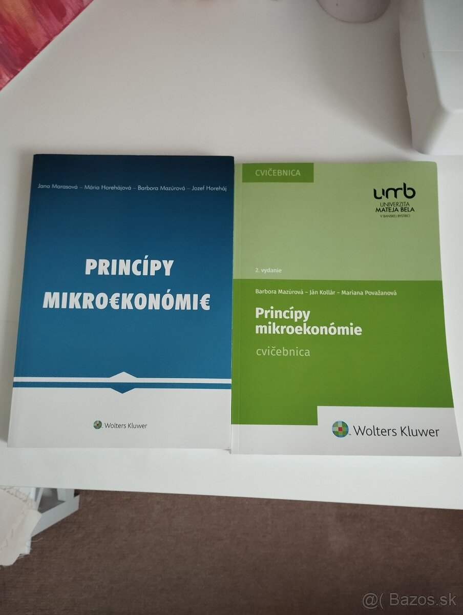 Princípy mikroekonómie učebnica + cvičebnica