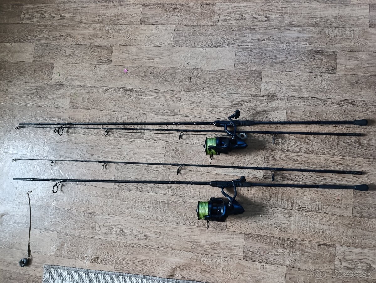 Predám 2 prúty Delphin black corsa 3m 2,75lb