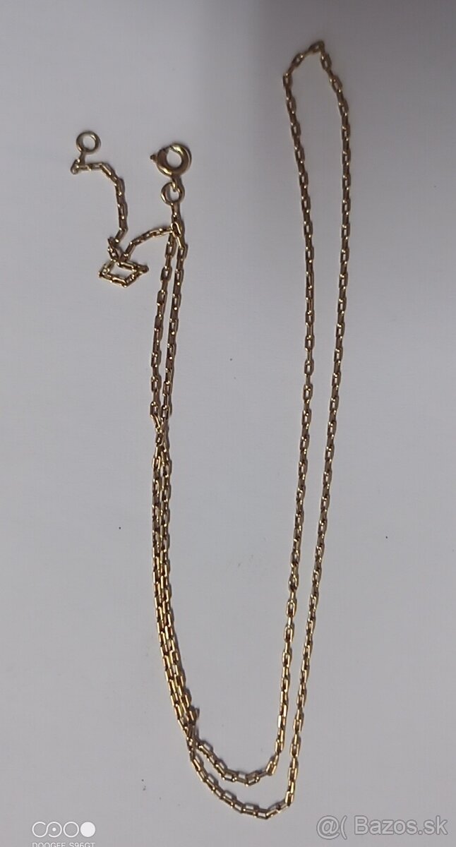 Zlatá retiazka Anker 58 cm