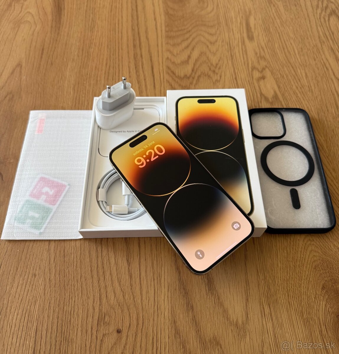 iPhone 14 Pro 128 gb Gold - komplet príslušenstvo, záruka