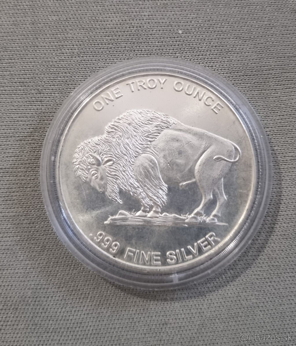 Investičné striebro 1 oz Buffalo