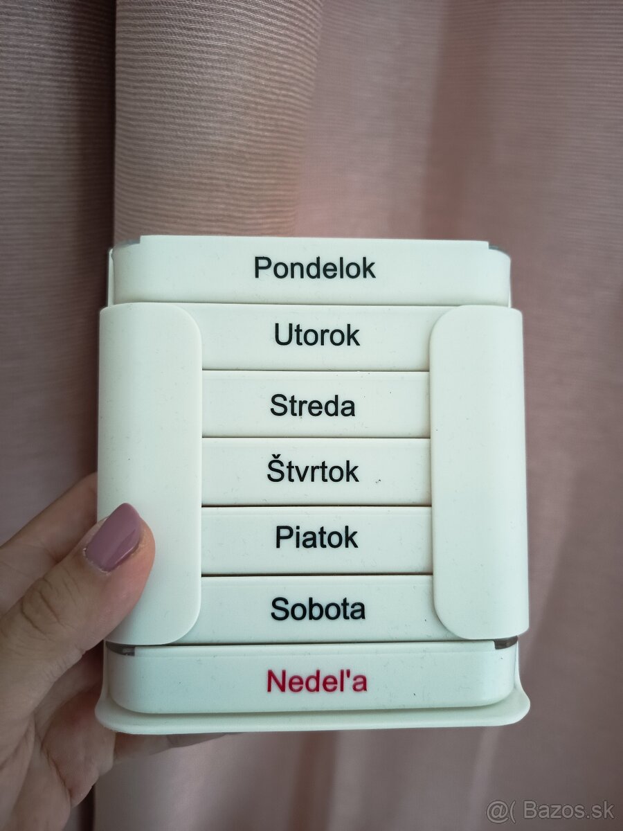 Organizér na lieky