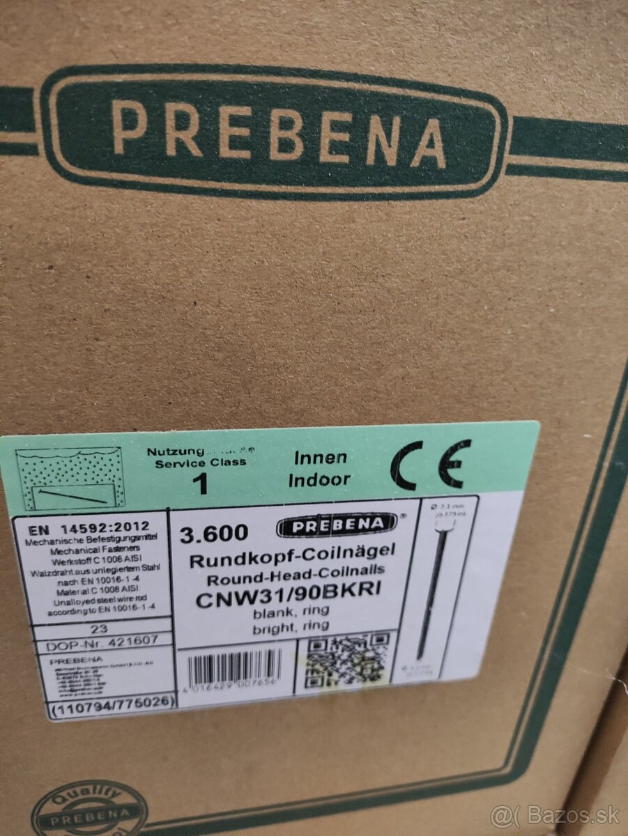Klince do klincovačky