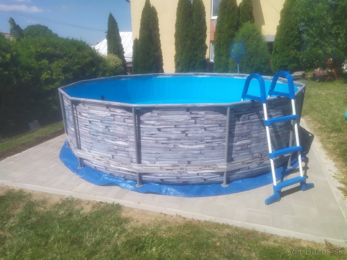 Bazén SWING FRAME Stone 3,66x0,91m