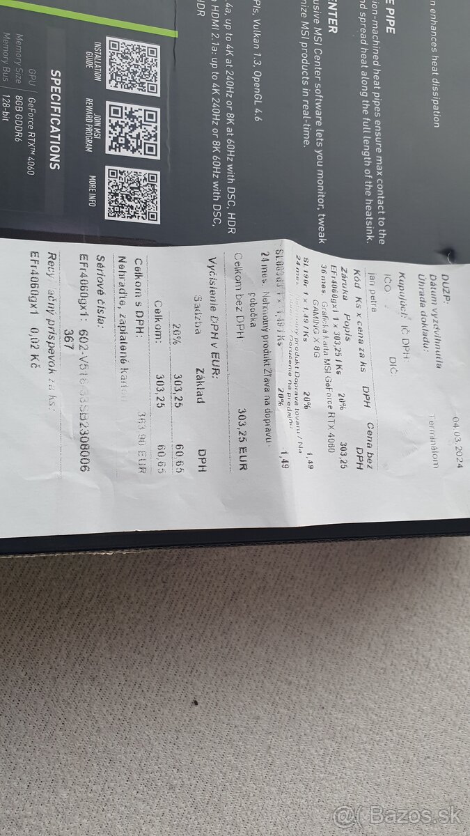 Msi Nvidia Geforce RTX 4060