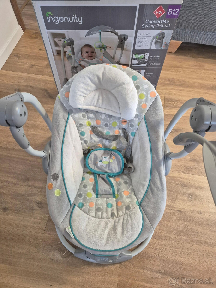 Ingenuity detské hojdátko vibrujúce s melódiami