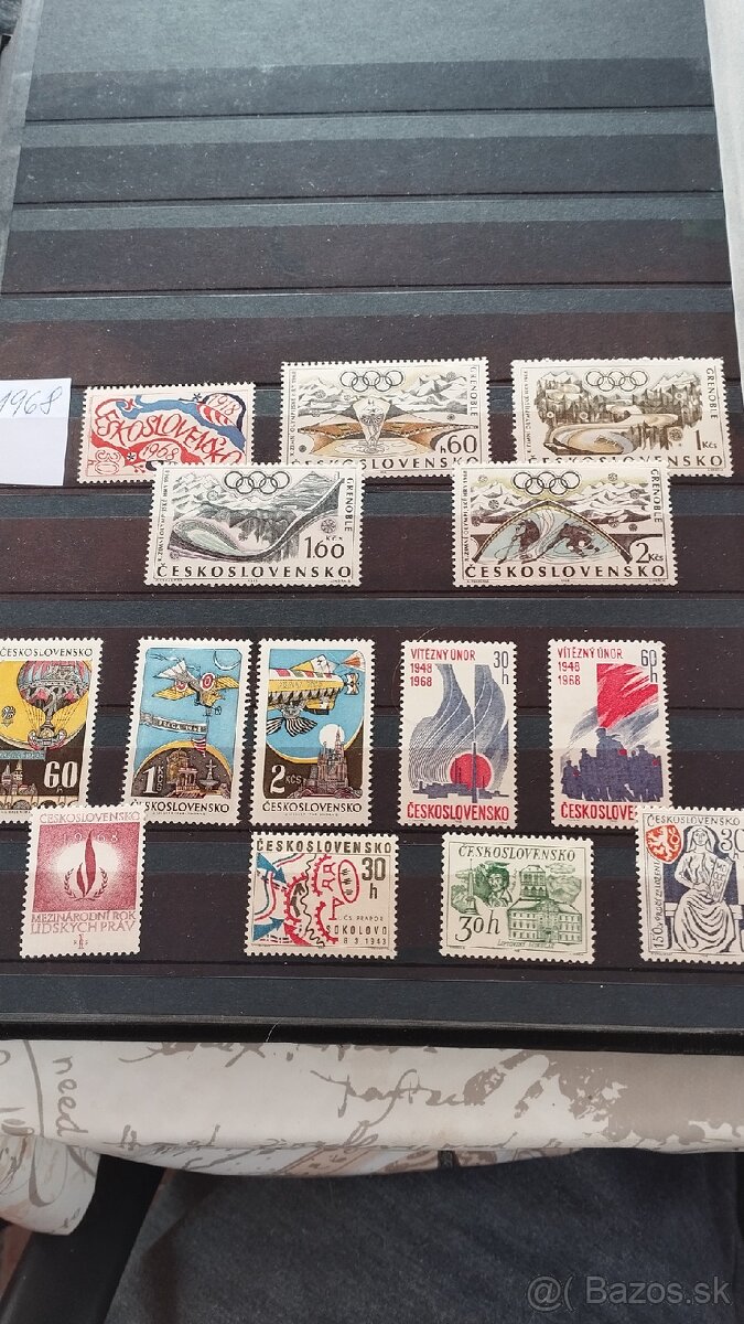 Československo 1968 kompletní rok 1968