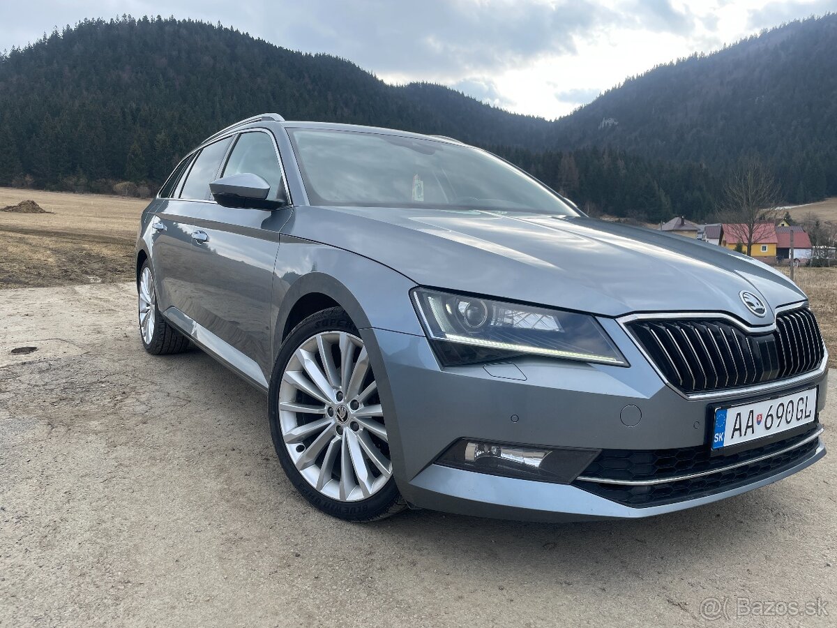 Škoda superb III 2.0 tdi 140kw, DSG, el. kufor, koža
