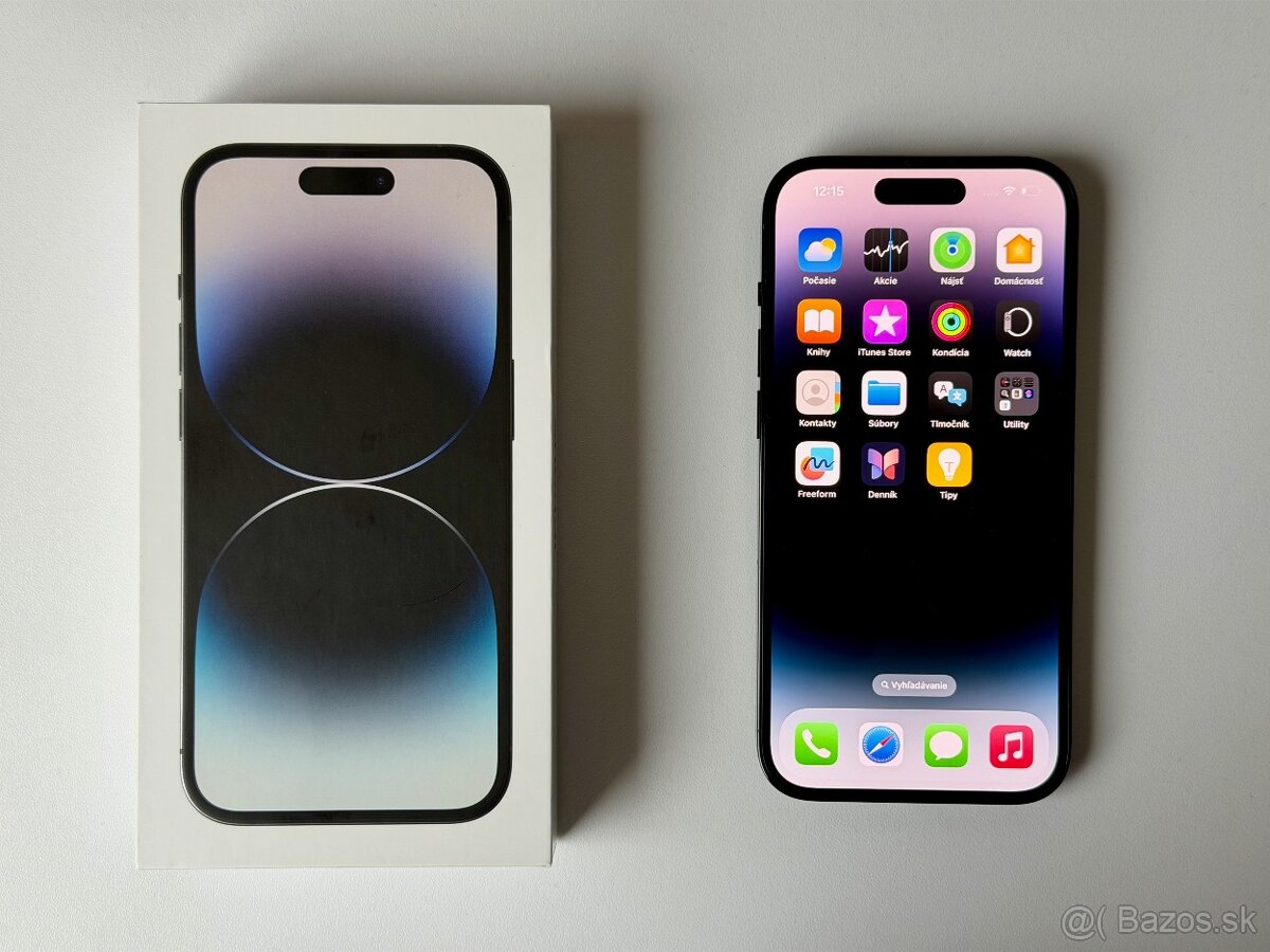 PREDAM/ VYMENIM IPHONE 14 PRO 256GB/ 100% STAV/ SKLO + OBAL