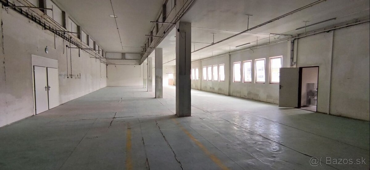 200 m2 - 500 m2 Sklad na PRENÁJOM, Trenčín, Za mostami